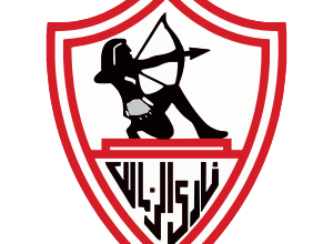شعار نادي الزمالك رجل فرعوني يجلس ويمسك بالقوس والسهم